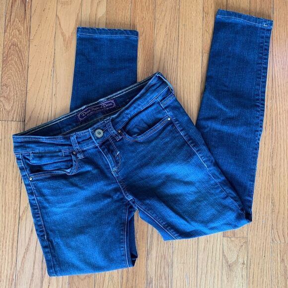 — Devine Rights of Denim — Dark Wash Skinny Jeans  - Picture 1 of 10
